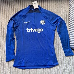 Chelsea Strike Drill Top - Blue - Womens-NWT